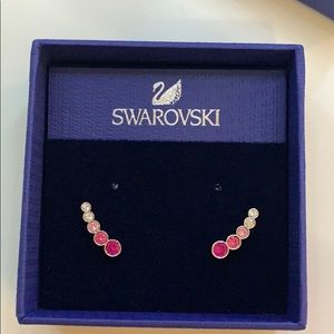 SWAROVSKI Pink Earlobe Earrings